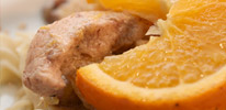 Курица в апельсинах