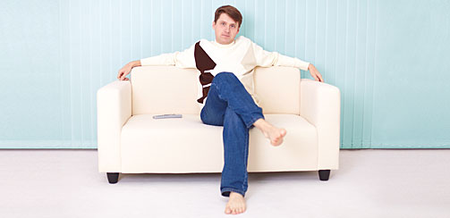 синдром Питера Пэна на диване