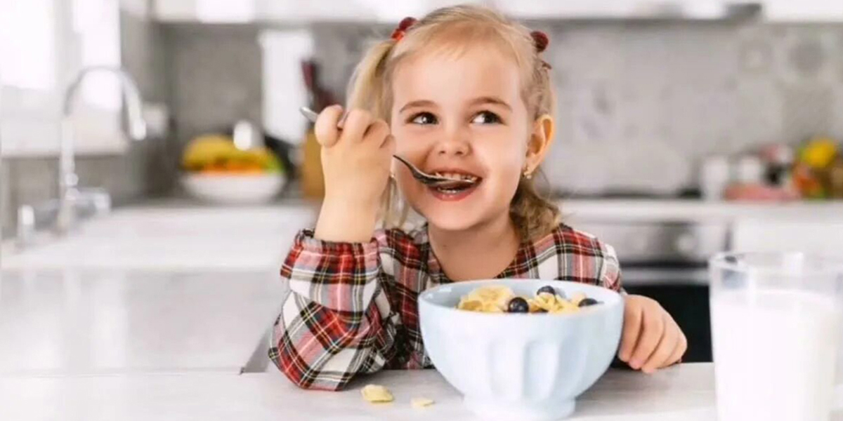 завтрак ребенка