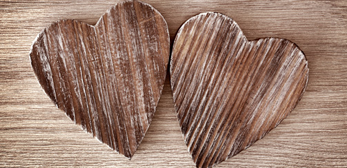 бывшая любовь, деревянные сердца