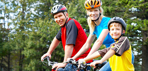 70% травм дети и подростки получают при езде на велосипеде. Чаще всего это ссадины и ушибы, растяжения связок и переломы. 