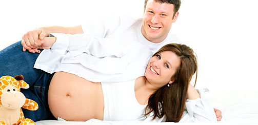 счастливая беременность с мужем