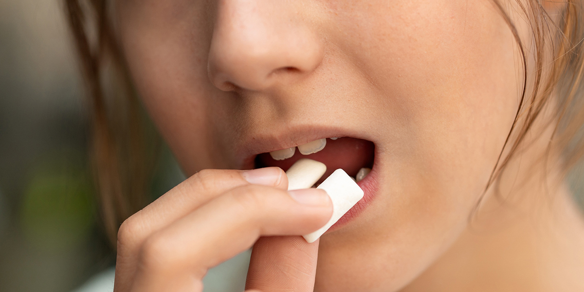 История жевательной резинки и сигарета