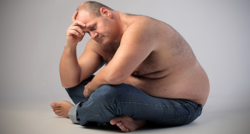 Ожирение у мужчин: почему растет жирок?