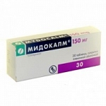 Мидокалм таблетки 150 мг, 30 шт. Мидокалм таблетки 150 мг, 30 шт.