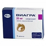Виагра таблетки 25 мг, 1 шт. Виагра таблетки 25 мг, 1 шт.